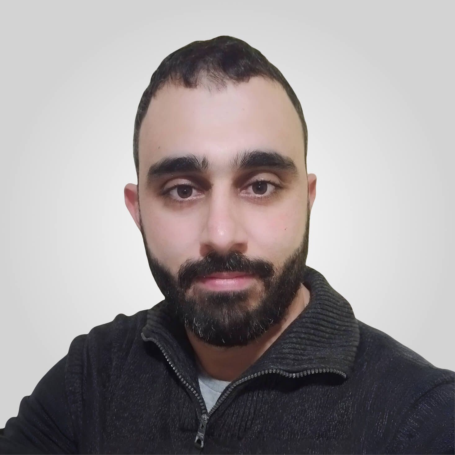 Headshot of Marios Sofokleous, frontend developer specializing in React, Next.js, and TypeScript.